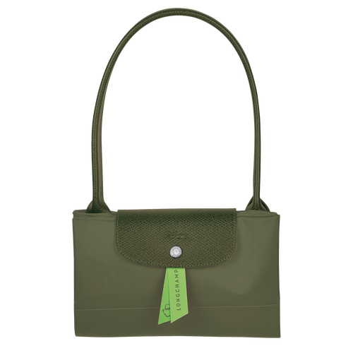 Longchamp Le Pliage Green L Vászon, Recycled canvas Válltáskák Női Zöld | 10247NWUY