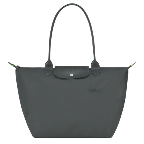 Longchamp Le Pliage Green L Vászon, Recycled canvas Válltáskák Női Szürke | 14936XGTD