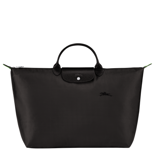 Longchamp Le Pliage Green L Vászon, Recycled canvas Utazótáskák Női Fekete | 29548UNZF