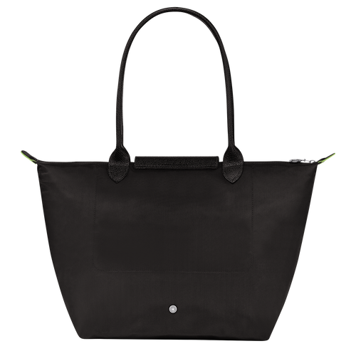 Longchamp Le Pliage Green L Vászon, Recycled canvas Válltáskák Női Fekete | 41765XJKL