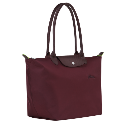 Longchamp Le Pliage Green L Vászon, Recycled canvas Válltáskák Női Piros | 56407ORLQ