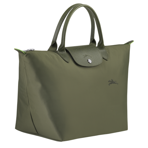 Longchamp Le Pliage Green M Vászon, Recycled canvas Kézitáska Női Zöld | 05986ZFLA