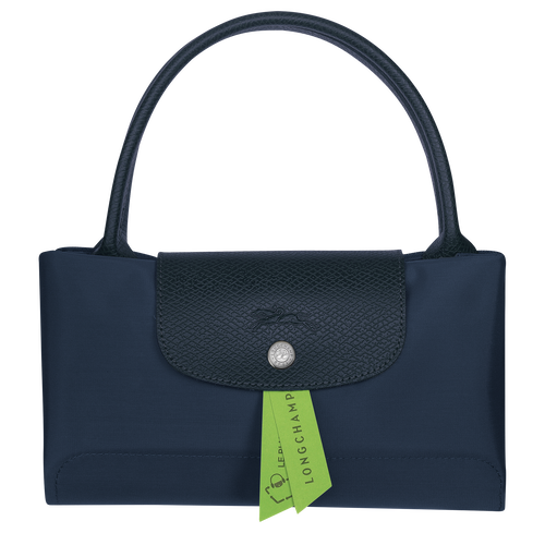 Longchamp Le Pliage Green M Vászon, Recycled canvas Kézitáska Női Kék | 37210ONEU