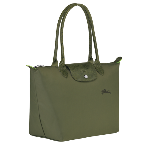 Longchamp Le Pliage Green S Vászon, Recycled canvas Válltáskák Női Zöld | 37562WVZQ