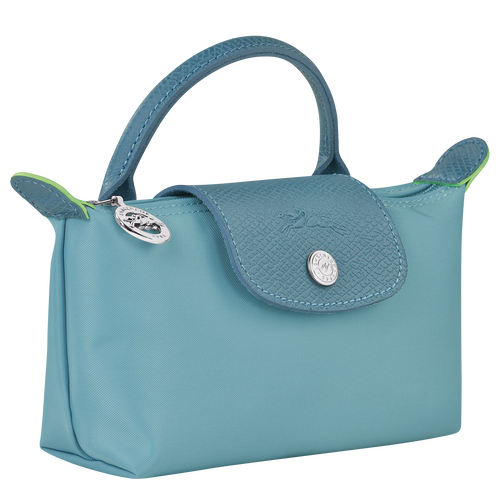 Longchamp Le Pliage Green Vászon, Recycled canvas Pouches Női Kék | 18574FHCI