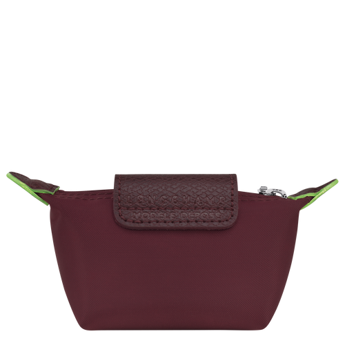 Longchamp Le Pliage Green Vászon, Recycled canvas Érme Pénztárca Férfi Piros | 23490RJQV