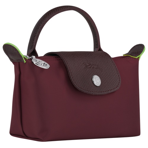 Longchamp Le Pliage Green Vászon, Recycled canvas Pouches Női Piros | 29715NBQW