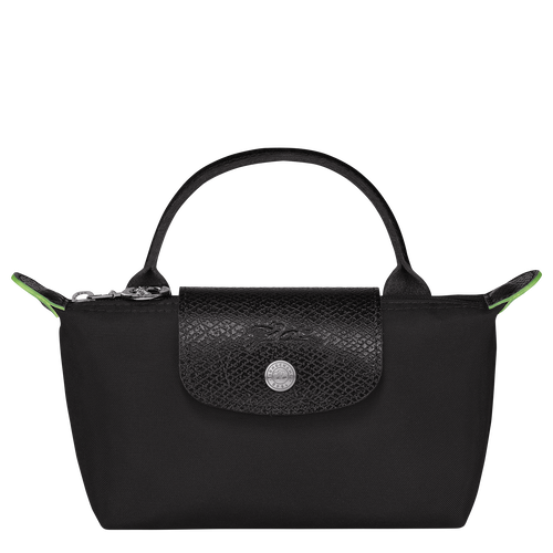 Longchamp Le Pliage Green Vászon, Recycled canvas Pouches Női Fekete | 30498FKIC