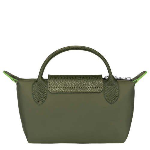 Longchamp Le Pliage Green Vászon, Recycled canvas Pouches Női Zöld | 49061JEQL