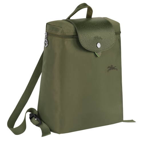 Longchamp Le Pliage Green Vászon, Recycled canvas Hátizsák Női Zöld | 57392TDSW