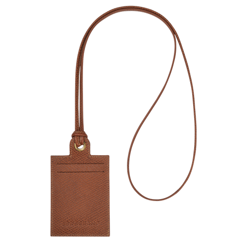 Longchamp Le Pliage Original Bőr with necklace Kártyatartó Női Barna | 21086DYRE