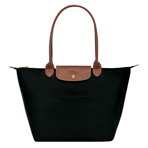 Longchamp Le Pliage Original L Vászon, Recycled canvas Válltáskák Női Fekete | 09517GVWE