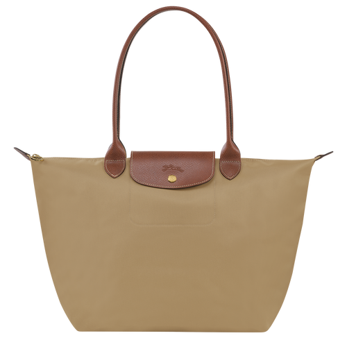 Longchamp Le Pliage Original L Vászon, Recycled canvas Válltáskák Női Bézs | 58167QZOE