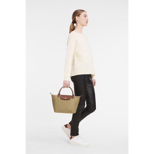 Longchamp Le Pliage Original S Vászon, Recycled canvas Kézitáska Női Bézs | 87304VROY