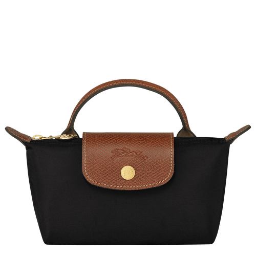 Longchamp Le Pliage Original Vászon, Recycled canvas Pouches Női Fekete | 05193HIPX