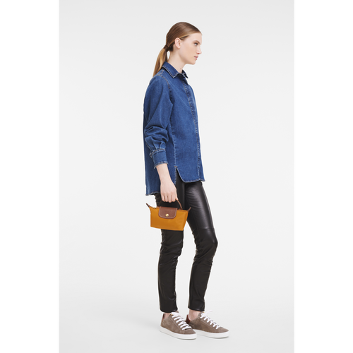 Longchamp Le Pliage Original Vászon, Recycled canvas Pouches Női Narancssárga | 56198ZJNC