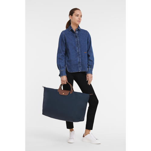 Longchamp Le Pliage Original XL Vászon, Recycled canvas Utazótáskák Női Kék | 30589TXRJ