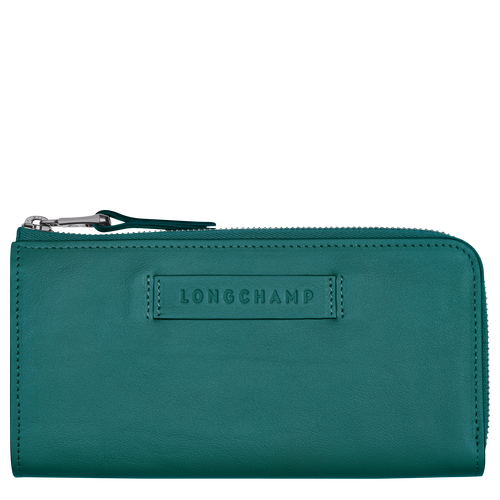 Longchamp Long 3D Bőr Pénztárca Női Zöld | 29135HLTE