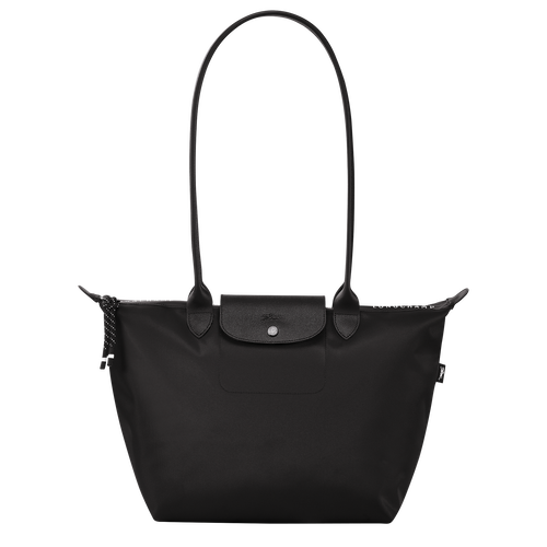 Longchamp Long Le Pliage Energy Vászon, Recycled canvas Válltáskák Női Fekete | 85963MPOA