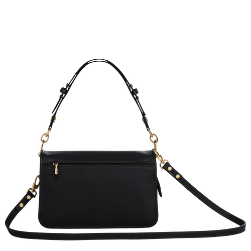 Longchamp Mademoiselle S Bőr Crossbody Táska Női Fekete | 16937FGDA