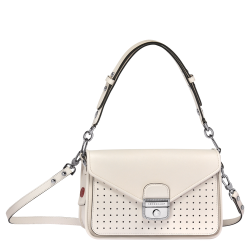 Longchamp Mademoiselle S Bőr Crossbody Táska Női Bézs | 58017UEFA