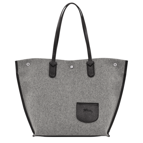 Longchamp Roseau Essential L Vászon Válltáskák Női Szürke | 63209BXUQ