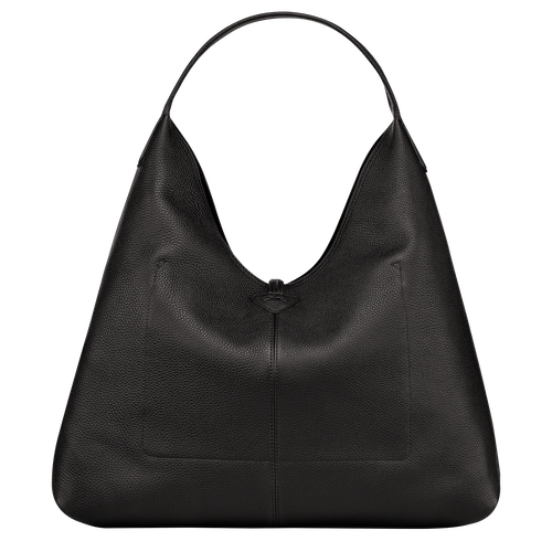 Longchamp Roseau Essential XL Bőr Válltáskák Női Fekete | 37169WRST