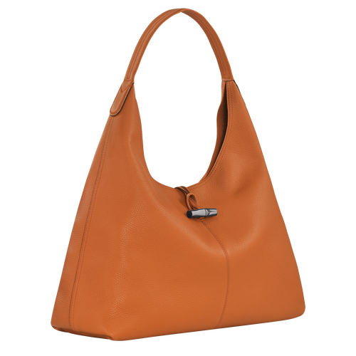 Longchamp Roseau Essential XL Bőr Válltáskák Női Narancssárga | 49752ACJV