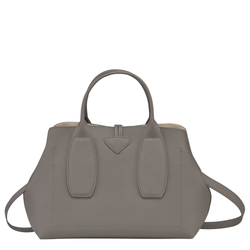 Longchamp Roseau M Bőr Kézitáska Női Szürke | 03589PIBM