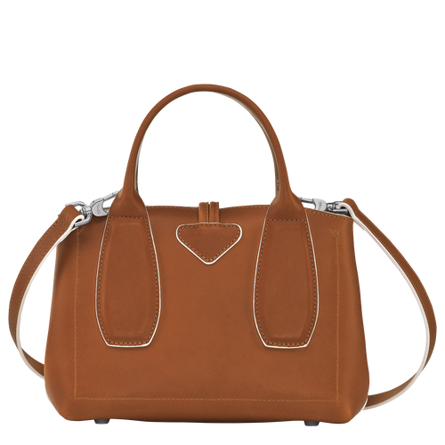 Longchamp Roseau S Bőr Kézitáska Női Barna | 38509VNHE