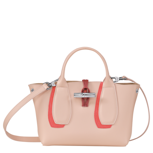 Longchamp Roseau Shadow S Bőr Kézitáska Női Rózsaszín | 84357VEXP