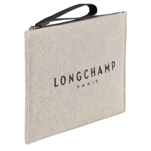 Longchamp Roseau Vászon Pouches Férfi Bézs | 06437UXCF