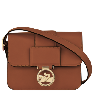 Longchamp Box-Trot S Bőr Crossbody Táska Női Barna | 58419CHJE