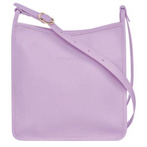 Longchamp Le Foulonné L Bőr Crossbody Táska Női Lila | 17342MHVC