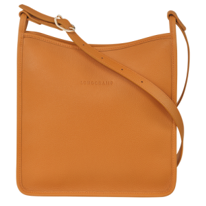 Longchamp Le Foulonné L Bőr Crossbody Táska Női Narancssárga | 32164GPVH