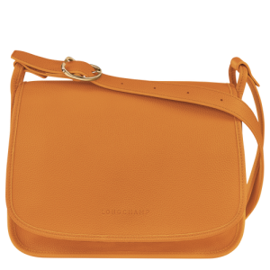 Longchamp Le Foulonné L Bőr Crossbody Táska Női Narancssárga | 73201RDOL