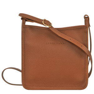 Longchamp Le Foulonné S Bőr Crossbody Táska Női Barna | 46580KJPV