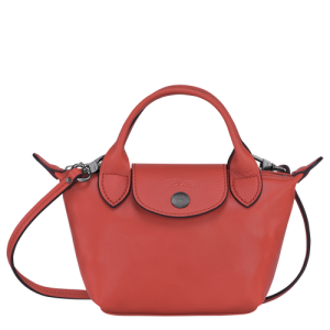 Longchamp Le Pliage Cuir Bőr Crossbody Táska Női Narancssárga | 02817TMPC