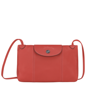 Longchamp Le Pliage Cuir Bőr Crossbody Táska Női Narancssárga | 76139QHOE