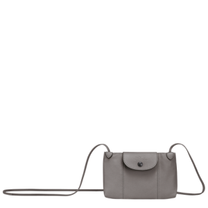 Longchamp Le Pliage Cuir Bőr Crossbody Táska Női Szürke | 96281CKRZ