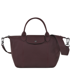 Longchamp Le Pliage Cuir S Bőr Kézitáska Női Piros | 54971VLKG