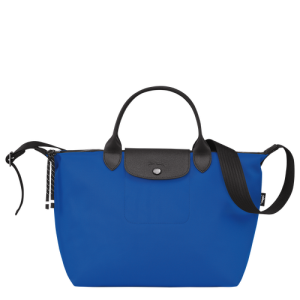 Longchamp Le Pliage Energy M Vászon, Recycled canvas Kézitáska Női Kék | 37258UJDR