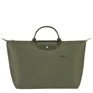 Longchamp Le Pliage Green L Vászon, Recycled canvas Utazótáskák Férfi Zöld | 16237CUSV