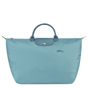 Longchamp Le Pliage Green L Vászon, Recycled canvas Utazótáskák Női Kék | 69872WMFK