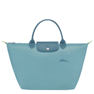 Longchamp Le Pliage Green M Vászon, Recycled canvas Kézitáska Női Kék | 15706XRWM