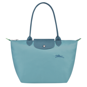 Longchamp Le Pliage Green S Vászon, Recycled canvas Válltáskák Női Kék | 47152RIJD