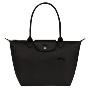 Longchamp Le Pliage Green S Vászon, Recycled canvas Válltáskák Női Fekete | 86149EPJY