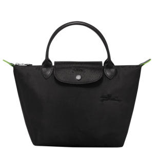 Longchamp Le Pliage Green S Vászon, Recycled canvas Kézitáska Női Fekete | 96584QNAC