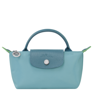 Longchamp Le Pliage Green Vászon, Recycled canvas Pouches Női Kék | 18574FHCI