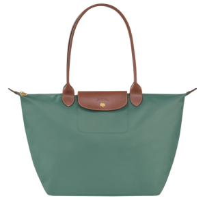 Longchamp Le Pliage Original L Vászon, Recycled canvas Válltáskák Női Zöld | 25693EFMD